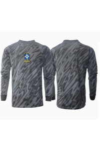 Fotbalové Dres Brazílie Brankářské Venkovní Oblečení Copa America 2024 Dlouhý Rukáv